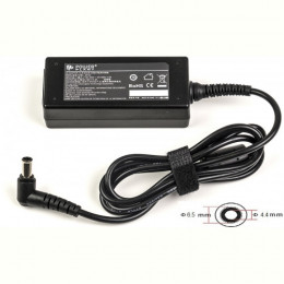 Блок живлення PowerPlant для ноутбука LG 220V, 19V 25W 1.3A, 6.5х4.4мм, with pin (LG25F6544)