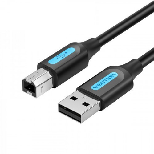 Кабель для принтера Vention USB - USB Type-B (M/M), 5 м, Black (COQBJ)