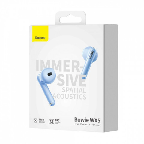 Бездротові навушники Baseus Bowie WX5 TWS blue Купити в Україні