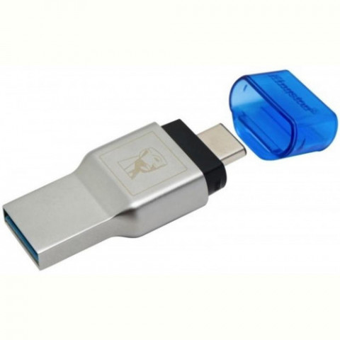 Картрідер Kingston MobileLite Duo 3C Dual Interface USB3.1 Type-A and Type-C microSD (FCR-ML3C) Metall Casing