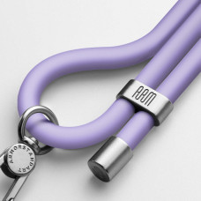 Ремінець для смартфону ArmorStandart Silicone Rope Titanium Violet with Grey holder (ARM76274)