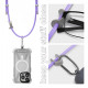 Ремінець для смартфону ArmorStandart Silicone Rope Titanium Violet with Grey holder (ARM76274)