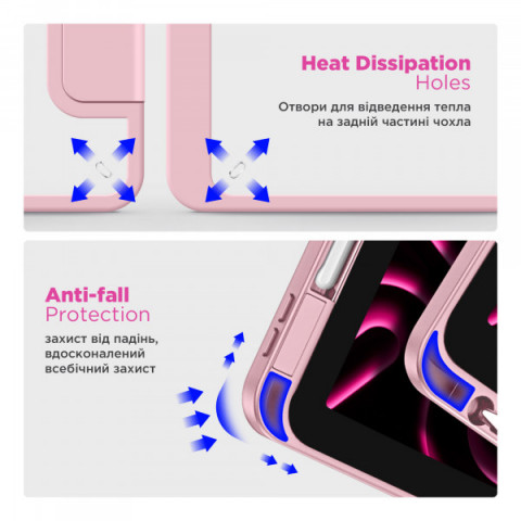 Чохол ArmorStandart Y-Type PEN для Samsung Galaxy Tab S10 FE+ Pink (ARM85534)