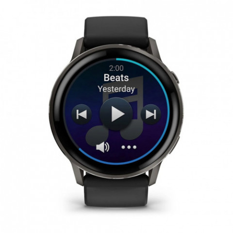 Смарт-годинник Garmin Venu 4 45mm Black with Black Silicone (010-03014-40)
