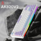 Бездротова механічна клавіатура Ajazz AK820 V2 Coconut Flake Switch (AK820-V2-CF-PWB) Купити в Україні