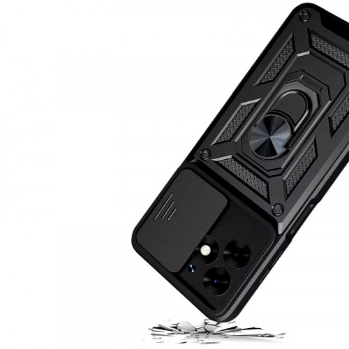 Чохол-накладка BeCover Military для Tecno Spark 20 (KJ5n) Black (712168)