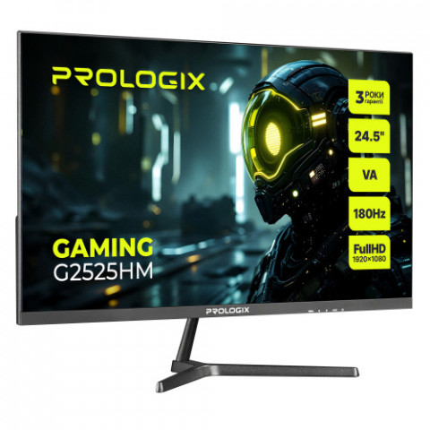 Монітор Prologix Gaming 24.5" G2525HM VA Black 180Hz