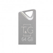 Флеш-накопичувач USB 64GB T&G 109 Metal Series Silver (TG109-64G)