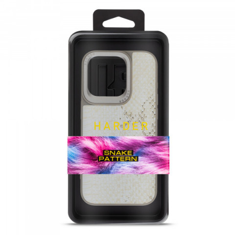 Чохол Harder Snake Pattern для Apple iPhone 15 Pro White Cream (ARM76795)