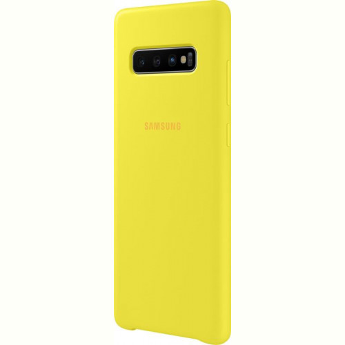 Чохол-накладка Samsung Silicone Cover для Samsung Galaxy S10+ SM-G975 Yellow (EF-PG975TYEGRU)