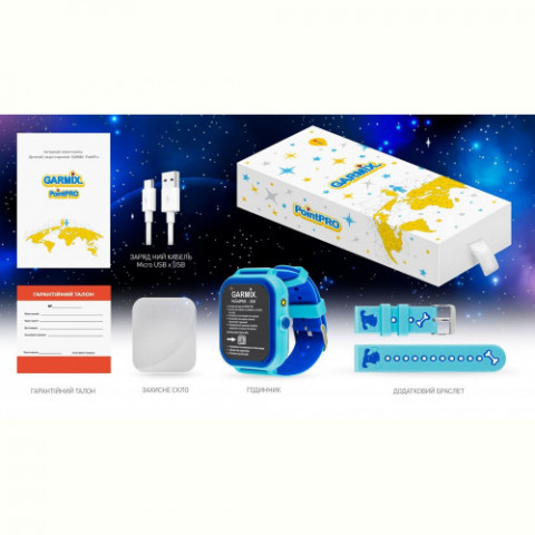 Дитячий смарт-годинник Garmix PointPRO-200 4G/GPS/WiFi Blue