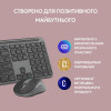 Комплект (клавіатура, миша) бездротовий Logitech Signature Slim Combo MK950 Graphite (920-012490)