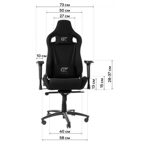 Геймерське крісло GT Racer X-0712 Shadow Gray