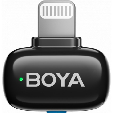 Бездротовий петличний мікрофон BOYA mini-16 Lightning Black Купити в Україні