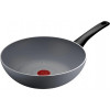 Сковорода ВОК Tefal Halo, 28см, алюміній, бакеліт, сірий