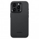 Чохол Pitaka MagEZ Case Pro 4 Twill 1500D для iPhone 15 Pro Black/Grey (KI1501PP)