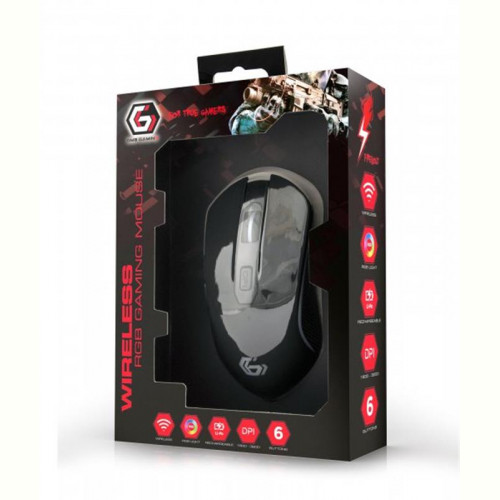 Мишка бездротова Gembird MUSGW-6BL-01 Black