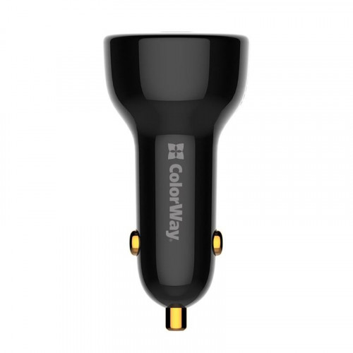 Автомобільний зарядний пристрій ColorWay Power Delivery Port PPS USB (USB-A + USB-C, 100W) PD, QC Black (CW-CHA044PD-BK)