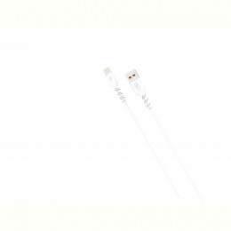 Кабель SkyDolphin S07L TPE High Elastic Line USB - Lightning 1м, White (USB-000593)