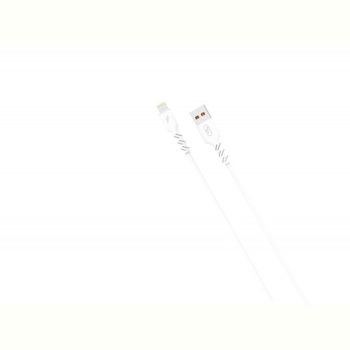 Кабель SkyDolphin S07L TPE High Elastic Line USB - Lightning 1м, White (USB-000593)