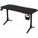 Геймерський комп'ютерний стіл GT Racer T-1211 (120x60x73) Black