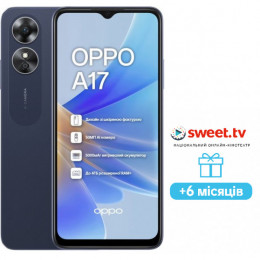 Смартфон OPPO A17 4/64GB Midnight Black