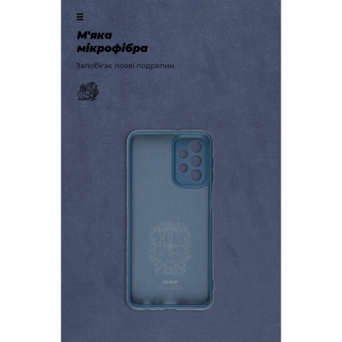 Чохол ArmorStandart ICON для Samsung A23 (A235)/A23 5G (A236) Camera cover Dark Blue (ARM61675)
