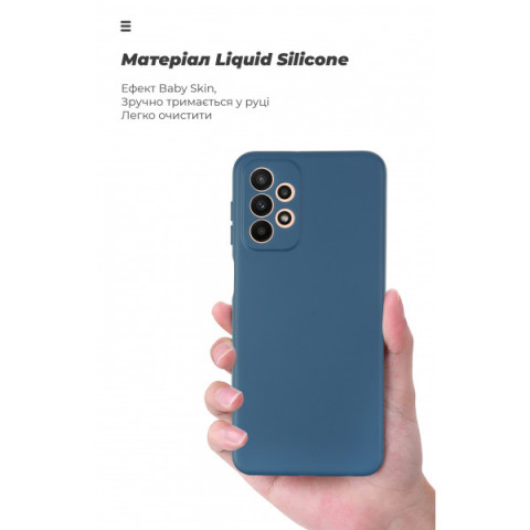 Чохол ArmorStandart ICON для Samsung A23 (A235)/A23 5G (A236) Camera cover Dark Blue (ARM61675)
