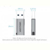 Адаптер Vention USB 3.0 AM - USB Type-C AF Gray (CDPH0)