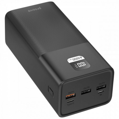 Універсальна батарея Proove Giant Lite 40000mAh (22.5W) Black (PBGI20312201) Купити в Україні