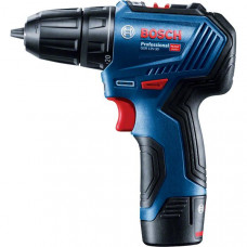 Шурупокрут-дриль акумуляторний Bosch Professional GSR 12V-30 12В 2х2А·год 18·30Нм 420·1600об/хв 0.89кг кейс набір оснастки