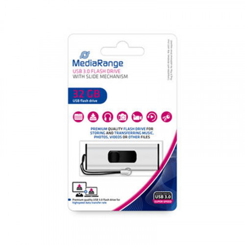 Флеш-накопичувач USB3.0 32GB Type-C MediaRange Black/Silver (MR916)