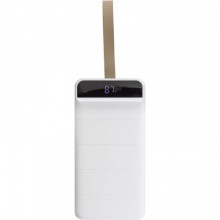Універсальна мобільна батарея PowerPlant 36000mAh White (PB930166)