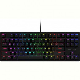 Клавіатура Hator Rockfall TKL Mecha Pink (HTK-621) Black USB