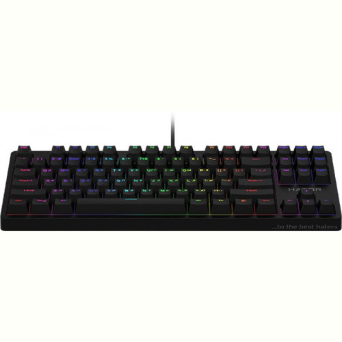 Клавіатура Hator Rockfall TKL Mecha Pink (HTK-621) Black USB