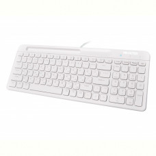 Клавiатура Maxxter KB-01W-UA White