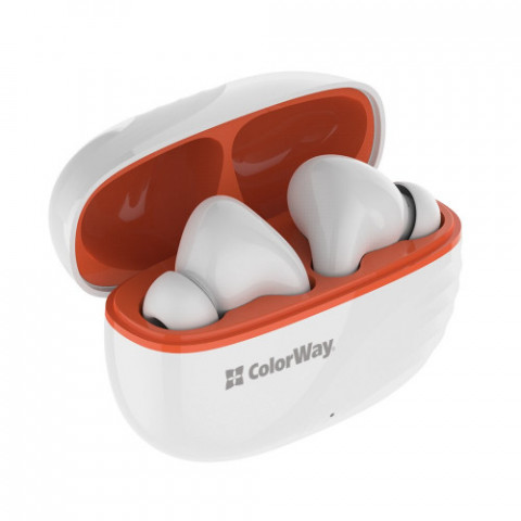 Bluetooth-гарнітура СolorWay Slim TWS-5 Earbuds White (CW-TWS5WT)