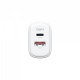 Мережевий зарядний пристрій ArmorStandart Poweraze 25W GaN Type-C + USB-A White (ARM87067)