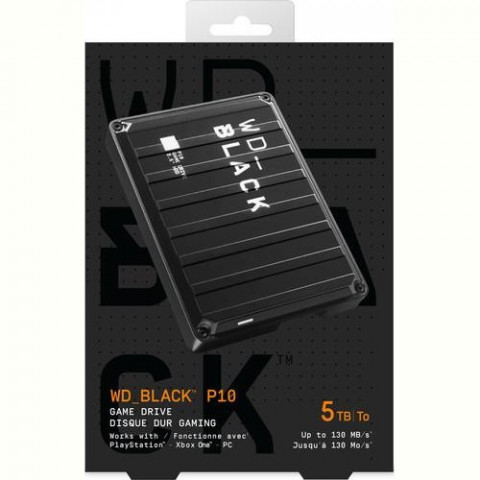 Зовнішній жорсткий диск 2.5" USB 5.0TB WD P10 Game Drive (WDBA3A0050BBK-WESN)