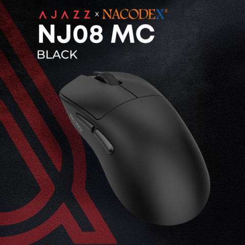 Бездротова миша Ajazz x Nacodex NJ08 MC Black (NJ08-MC-B) Купити в Україні