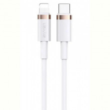 Кабель Usams US-SJ484 USB Type-C - Lightning, 1.2 м, White (SJ484USB02)