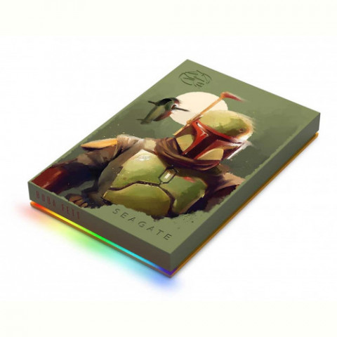 Зовнішній жорсткий диск 2.5" USB 2.0TB Seagate FireCuda Gaming Hard Drive Star Wars edition Boba (STKL2000406)