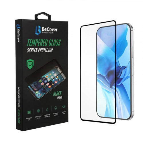 Захисне скло BeCover Premium для Xiaomi Redmi 9 Black (705458)