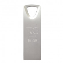 Флеш-накопичувач USB 16GB T&G 117 Metal Series Silver (TG117SL-16G)