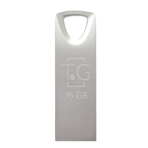 Флеш-накопичувач USB 16GB T&G 117 Metal Series Silver (TG117SL-16G)