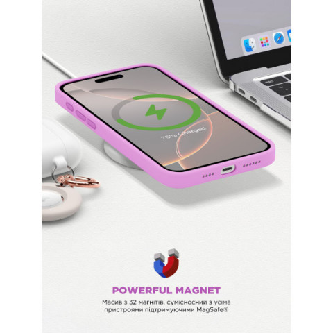 Чохол ArmorStandart ICON2 MagSafe для Apple iPhone 16 Pro Max Light Purple (ARM80197)