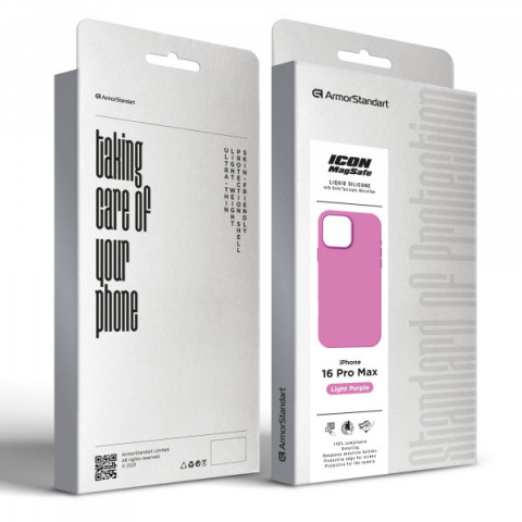 Чохол ArmorStandart ICON2 MagSafe для Apple iPhone 16 Pro Max Light Purple (ARM80197)
