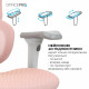 Крісло офісне OfficePro Elite OC950GLP Gray/Light Pink Купити в Україні