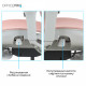 Крісло офісне OfficePro Elite OC950GLP Gray/Light Pink Купити в Україні
