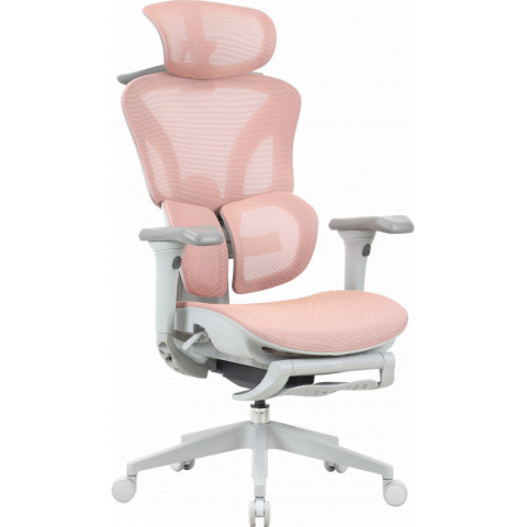 Крісло офісне OfficePro Elite OC950GLP Gray/Light Pink Купити в Україні